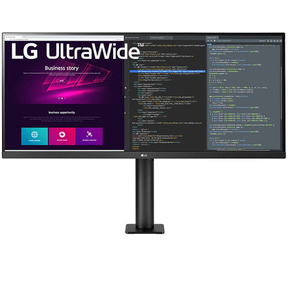 LG 34WN780 UltraWide Ergo Stand QHD 3440 x 1440 IPS HDMI, Display Port Inbuilt Speaker Monitor