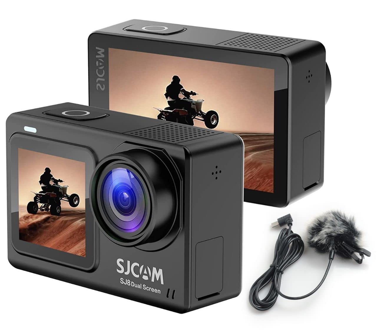 SJCAM SJ8 Dual Screen Sports Action Camera With Mic,2.33'/1.3' Dual Touch Screen Super Night Vision