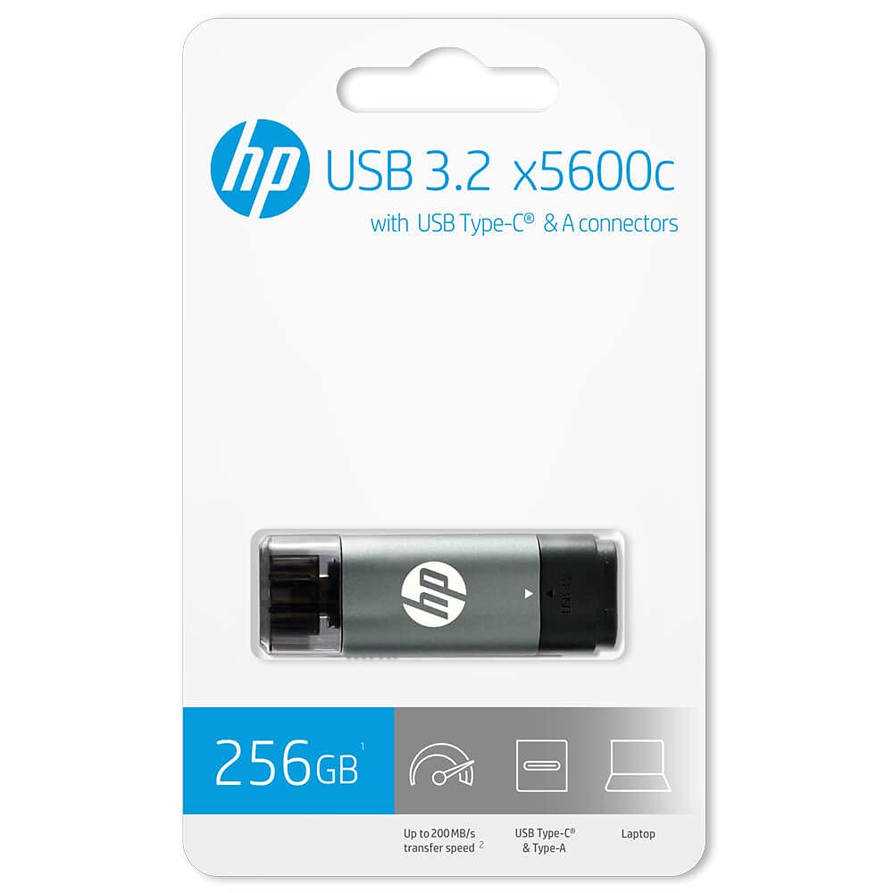 Hp x5600C 256GB With USB Type C Connector Pendrive –