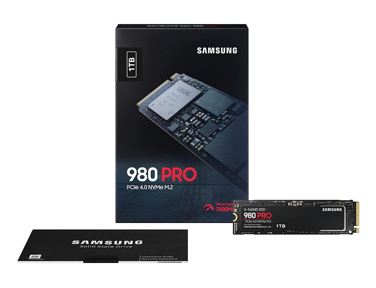 Samsung 980 Pro NVMe M.2 1TB SSD Internal Solid State MZ-V8P1T0BW –