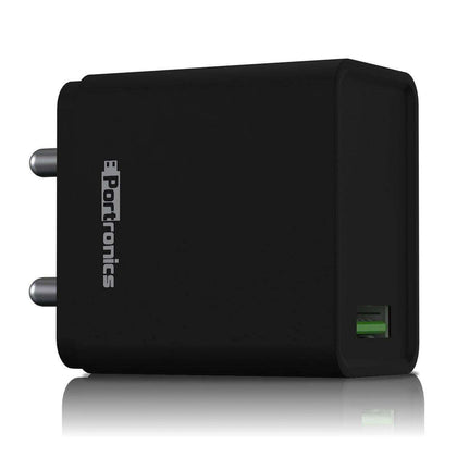 Portronics Adapto 66 2.4AMP Charger with Dual USB Port