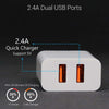 Portronics Adapto 488 2.4A Charger With Dual USB Ports