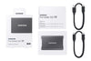 Samsung T7 Portable SSD 2TB With USB3.2 External Solid State Drive Upto 1050MB/s MU-PC2T0T/WW-Gray