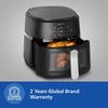 PHILIPS Air Fryer NA120/00, uses up to 90% less fat, 1500W, 4.2 Liter, with Rapid Air Technology (Black), Large
