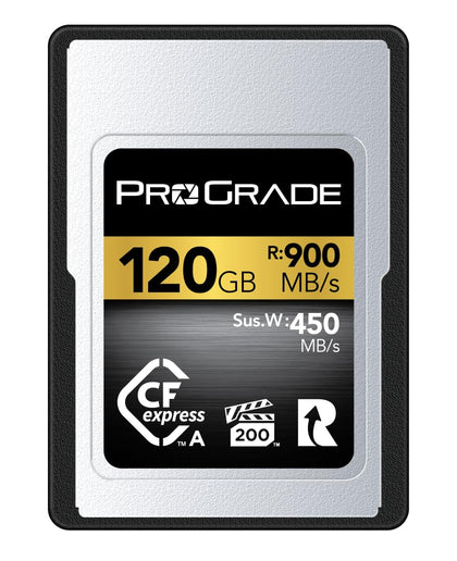 ProGrade Digital CFexpress™ 2.0 Type A Memory Card (120GB) Gold