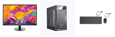 SS Assembled Desktop 6thGeneration Corei3/8GB RAM/480GB SSD/ Windows 10 Licensed Key PC/22