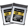 ProGrade Digital 128GB CFexpress 2.0 Type B Memory Card, Gold Micro SDXC Pack of 2