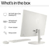 HP 22-DG0153IN  All-in-One Desktop,Intel® Celeron -N100,21.45 inch(54.5cm),FHD,Anti-Glare,8 GB DDR5, 512GB SSD,Dual 2W Speakers,White, Windows 11