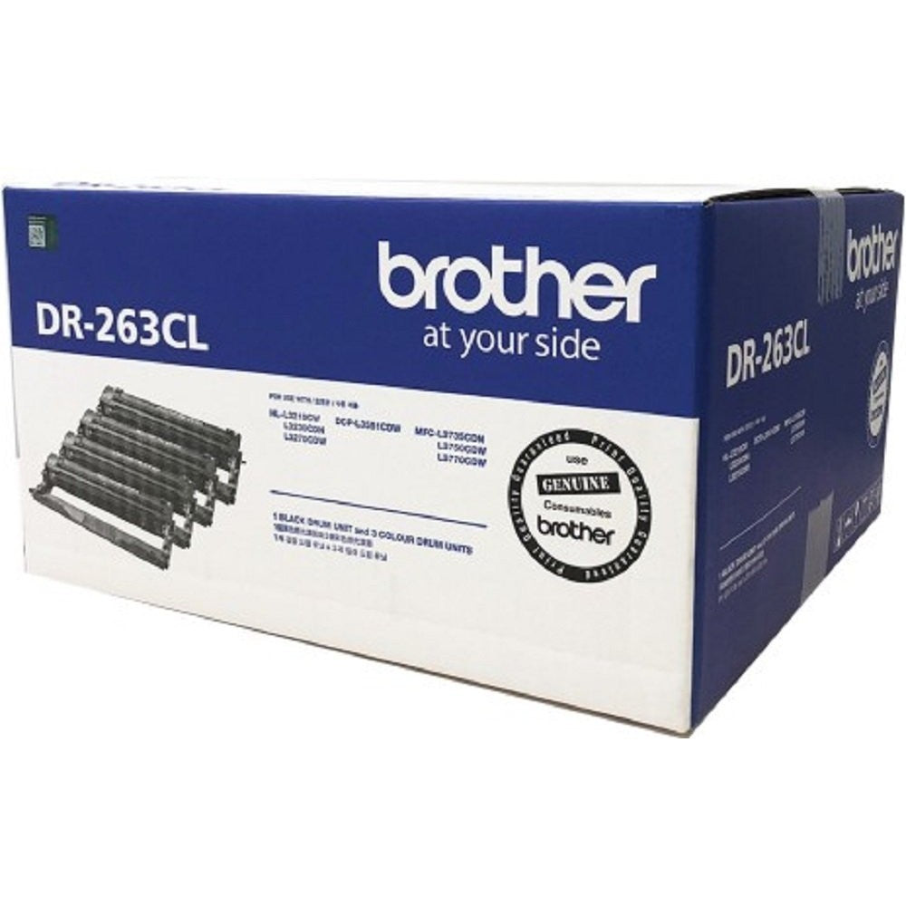 Brother DR-263 Black Original Toner for Brother Colour Laser Printer -Box Pack, 100% Original Brother