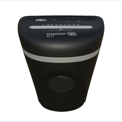 STEADFAST CC-11 Paper/CD/Credit Card Micro Cut Shredder with 11-13 Sheet Capacity 22 L Bin