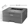 Brother HL-L2440DW Auto Duplex Laser Printer, 30 PPM Print Speed, LCD Display, 64 MB Memory, (WiFi WiFi Direct LAN USB), 250 Sheet Paper Tray, 3000 Pages Inbox Toner