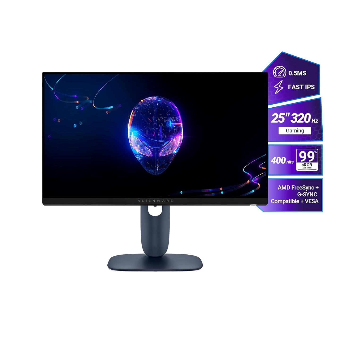 Alienware AW2525HM 25" Gaming Monitor|FHD 320Hz Fast IPS|0.5ms GTG|NVI ...