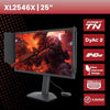 BenQ ZOWIE XL2546X Fast TN 240Hz 0.5ms Gaming Monitor for Esports Motion Clarity with DyAC 2 S Switch Precise Height Adjustment 24.5