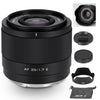 VILTROX 25mm f1.7 E-Mount Large Aperture STM APS-C Auto Focus Prime Lens for Sony E-Mount Cameras A7C A7RII A7SII A7II A7RIII A7IV A7RIV A9 A1 ZVE1 A93 A6700 A6600 A6500 A6400 FX3 ZV-E10 FX30 ZV-E10II