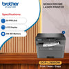 Brother DCP-L2605DW Auto Duplex Laser Printer, 30 PPM, Multifunction Print Scan Copy, LCD Display, 256 MB Memory, (WiFi WiFi Direct LAN USB), 250 Sheet Paper Tray