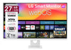 LG 27U731SB Smartchoice 68 cm (27 Inch) UHD (3840 x 2160) IPS Smart Monitor, webOS26, Wi-Fi, Bluetooth, Miracast, AirPlay, Speakers 5WX2, HDMI, USB-C (PD 65W), Slim Stand, 3-Side Virtually Borderless
