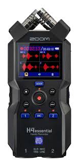 Zoom H4 Essential 32-Bit Float Recording Four Tracks music, podcasts, and audio-for-video.