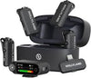 New Hollyland Lark MAX 2 Combo-4 Person Version Wireless Lavalier Microphone Multi-Person Shooting Scene, Professional AI Noise Cancel Mic for Camera/iPhone/Android/PC (4TX+2RX+Charging Case)