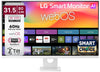 LG 32U721SB Smartchoice 80 cm (31.5 Inch) UHD (3840 x 2160) Smart Monitor, webOS26, Wi-Fi, Bluetooth, Miracast, AirPlay, Speakers 5WX2, HDMI, USB-C (PD 65W), Slim Stand, 3-Side Virtually Borderless
