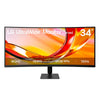 LG 34U601B 86cm (34 Inch) 21:9 UltraWide WQHD (3440x1440) Curved Monitor(1800R), 120Hz, Flicker Safe, sRGB 99% (Typ.), HDR10, Anti-Glare, 3-Side Virtually Borderless, HDMI, DP, Tilt Adjustable, Black