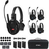 SYNCO X-Talk X5 2.4GHz Wireless Headset Intercom System Master Device Design for Movie Shoot Live Show Stage Performance - Set of 5 pcs