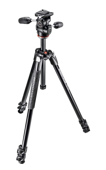 Manfrotto MK290XTA3-3W 290 Xtra 3 Way Head Kit Camera Tripod