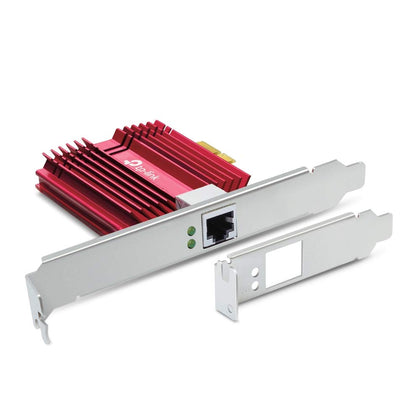 TP-Link 10GB PCIe Network Card (TX401)-PCIe to 10 Gigabit Ethernet Network Adapter,Supports Windows 10/8.1/8/7, Windows Servers 2019/2016/2012 R2, and Linux