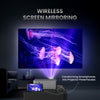 Portronics Beem 420 Led Projector with 3200 Lumens, 1080P Full Hd Native, Upto 250 Inches Display, iOS Screen Mirroring, 5 Watt Bluetooth Speaker(White)