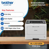 Brother HL-L5210DN Auto Duplex Laser Monochrome Printer, 48 PPM (High Print Speed), LCD Display, 1 GB Memory, LAN, USB, 250 Sheet Paper Tray, 11000 Pages Inbox Toner