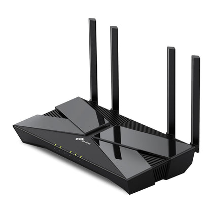TP-Link XX530v AX3000 Wi-Fi 6 XPON Wireless Router | Black | Dual Band 2.4GHz & 5GHz | 4 Fixed High-Gain Antennas | 4 Gigabit LAN Ports | 1 VoIP Port | SC/APC Fiber Port | Easy Remote Management