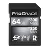 ProGrade Digital SDXC UHS-II V90 Memory Card (64GB), Silver, (Secure-Digital-Cards)