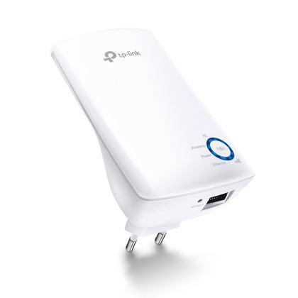 TP-Link TL-WA850RE N300 Wireless Range Extender, Broadband/Wi-Fi Extender, Wi-Fi Booster/Hotspot with 1 Ethernet Port, Plug and Play, Built-in Access Point Mode