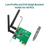 TP-Link TL-WN881ND 300 Mbps Wireless N PCI Express Adapter, PCIe Network Interface Card for Desktop, Low-Profile Bracket Included, Supports Windows 11/10/8.1/8/7 and Linux