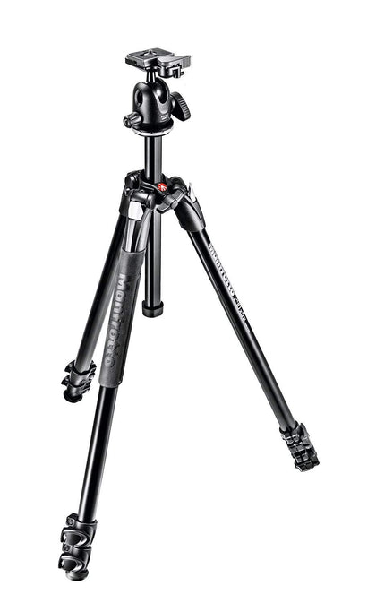 Manfrotto MK290XTA3-BH 290 Xtra Aluminium 3 Section Tripod Kit with Ball Head