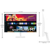 Samsung LS32BM701UWXXL M7 UHD Smart Monitor 4K 3840 x 2160 Pixels, USB Type-C, IOT, Speaker, Remote 32