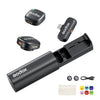 GODOX C01 Kit2 Wireless Lavalier Microphone for iPhone 15/16/17 & Android, 54H Use, USB C, Intelligent Noise Reduction, 48kHz/24bit & 200m Range for Vlogging, YouTube (2TX + 1USB-C RX + Charging Case)