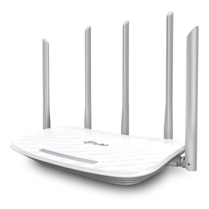 TP-Link Archer C60 AC1350 Dual Band Wireless, Wi-Fi Speed Up to 867 Mbps/5 GHz + 450 Mbps/2.4 GHz, Supports Parental Control, Guest WiFi, MU-MIMO Router, Qualcomm Chipset- White