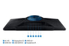 Samsung LS27CG510EWXXL Odyssey G5 Gaming Monitor QHD 2560 x 1440, 165Hz, DP, HDMI Port,Eye Saver 27