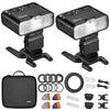 Godox MF12-K2 Macro Flash 2-Light Kit, Black