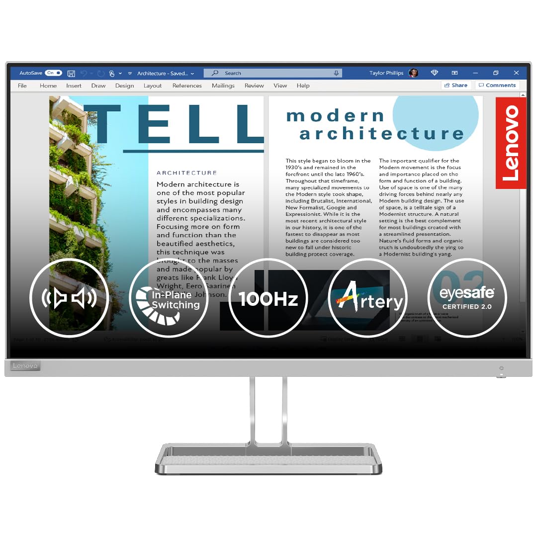 Lenovo L27i-40 Full HD IPS Panel UltraSlim 68.6cm 27