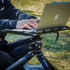 Leofoto LCH-2 16 inch Laptop / Projector Tray / Combined with Tripod 3/8 inch &1/4 inch Mounting Sockets / Arca Swiss Dovetail Panning Base