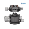 Leofoto LH-40R Ball Head Lower Center Double Notch with QR Plate