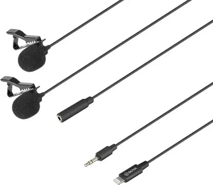 Boya BY-M2D Digital Dual Lavalier Microphone for All iOS Devices