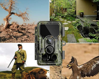 SJCAM M50 Hunting Trail Camera Night Vision PIR Sensor & 12M Detection Range for Hunting,Trap Cam,Outdoor Wildlife Monitoring and Scouting