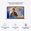 Apple MW0W3HN/A MacBook Air (Apple M4 Chip/16 GB/256 GB SSD/MacOS Sequoia/Liquid Retina), 34.46 cm (13.6 inch),Silver