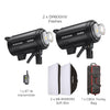 Godox DP600IIIV Professional Studio Flash Kit | GN106 0.1-1S Recycle Time | 1/2000-1/800s Flash Duration | 2.4G X System | CCT 5600±200K | Bowens Mount Monolight for Studio Portrait Photography