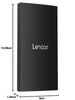 Lexar SL300 1TB External SSD, USB 3.2 Gen2 Portable SSD, PSSD Up to 1050MB/s Read, 1000MB/s Write, External Solid State Drive Compatible with iPhone 16/15 Series/Mac/PS5/XBOX/Laptop/PC, Black