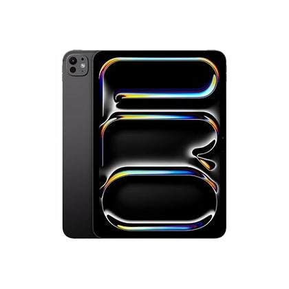 Apple iPad Pro 11″ (M4): Ultra Retina XDR Display, 2TB, 12MP Front Camera / 12MP Back Camera, LiDAR Scanner, Wi-Fi 6E + 5G Cellular with eSIM, All-Day Battery Life, Nano-Texture Glass — Space Black MWRR3HN/A