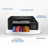 Brother DCP-T520W All-in One Ink Tank Refill System Solid Ink Printers with Built-in-Wireless Technology,Black