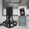 FIFINE T669 USB Condenser Mic Kit|Adjustable Scissor Arm Stand, Shock Mount, Dual Pop Filter|20kHz|Volume Knob|for PC Mac & Mobile (Adapter Needed)|Podcasting, Gaming, Singing & Live Streaming
